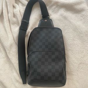 Louis Vuitton Avenue Sling Bag Damier Graphite